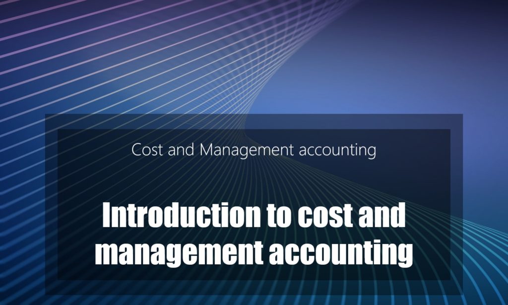 Cost and Management Accounting Archives