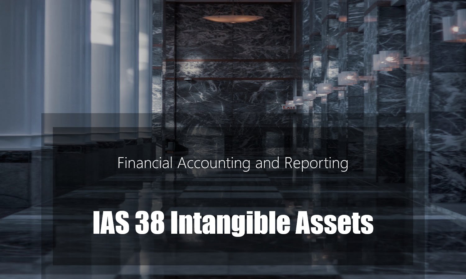 IAS 38 Intangible Assets