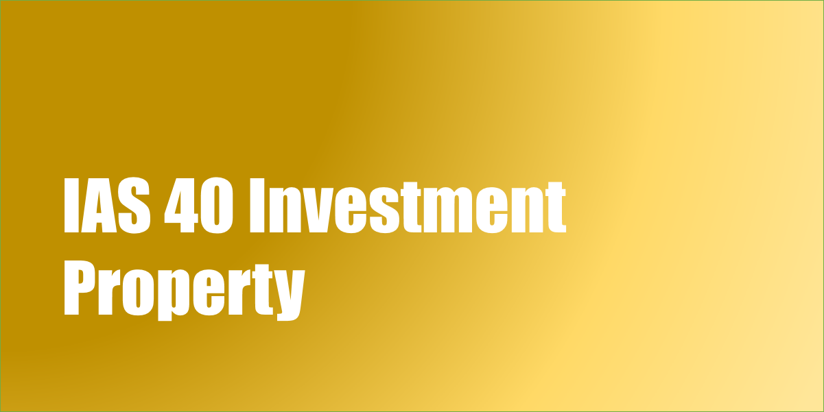 IAS 40 Investment Property